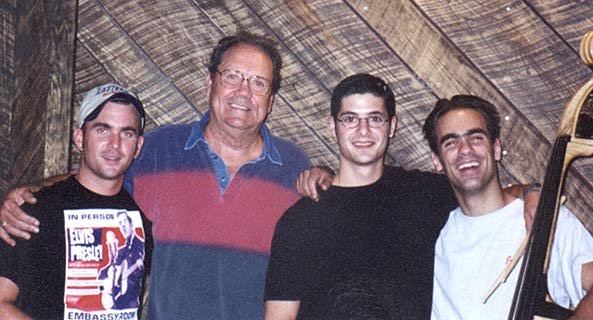 Recording session with Paul Burlison